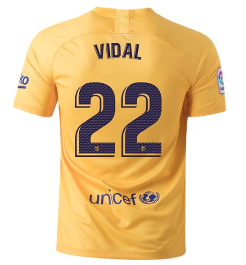 Barcelona Fourth Soccer Jersey Shirt Arturo Vidal #22 2019/20